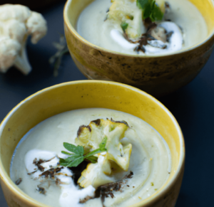 Soupe courgette chou fleur